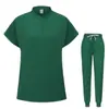 Amazon Uniforme Médico Ropa de Cuidado para Uniformes Elástico Cuello Ropa de Enfermera SPA Spa Overoles de Jogging
