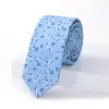 Nueva Corbata Casual para Hombre con Patrón Floral Geométrico Jacquard Multicolor Nudo Windsor para Ropa Formal de Negocios