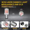 Nuevo foco LED de freno de coche de alta potencia 2835 39LED luz de marcha atrás luz antiniebla luz trasera de coche con lente