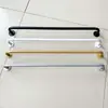 Estante de Exhibición de Acero Inoxidable Montado en Pared para Tiendas de Ropa, Acabado Cepillado, para Tiendas de Ropa para Mujer