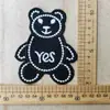 [Pegatinas de tela bordadas con hilo de algodón] oso parches de bolsillo falsos para ropa de niños accesorios hechos a mano DIY encaje para ropa