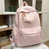 Mochilas para Meninas do Ensino Fundamental, Atmosfera Feminina, Bolinhas, Grande Capacidade, Versátil, Mochilas de Estudante Femininas com Aparência Sofisticada, Ensino Médio