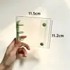 Álbum de fotos de estrella de 3 pulgadas cuaderno de hojas sueltas de PVC transparente 3 agujeros mini espiral de hojas sueltas diario de mano al por mayor