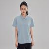 Una playera tipo polo para mujer de manga corta de alta gama para negocios casual, con procesamiento de solapa al por mayor, overol, camiseta de secado rápido, camiseta
