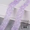 Fita de strass de 1,2 cm de largura fita de strass dupla face com adesivo de suporte tiras de strass hot-fix sapatos bolsas strass de cristal para colar roupas strass