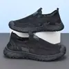 Zapatos Casuales de Malla para Hombre, Nuevos de Verano, Transpirables, Calados para Exteriores, Suela Suave, Antideslizantes, Zapatos de Papá