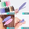 Amazon Transfronterizo Pinza Metálica de Color Caramelo Sin Costura para el Cabello Pinza de Pato Lateral para Mujer Adorno para la Cabeza Nuevo Clip para Flequillo Celebridad de Internet