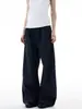 Pantalones de Cuadros Bloque de Color Transfronterizos para Mujer, Temporada Otoño 2026, Pantalones de Pierna Recta Fluidos de Pierna Ancha, Pantalones Deportivos de Cuadros Holgados de Largo Completo