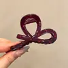 Nuevo clip de tiburón 2026 para otoño e invierno, pinza para el cabello de gran tamaño de alta gama para mujeres con cabello abundante, con diseño de lazo