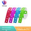Pulseira de PVC descartável ingresso de show pulseira de parque aquático pulseira de parque de diversões infantil identificação