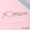 Decoración para Pastel Día de las Madres 2025 Mariposa Luminosa Adorno de Luz Capullo de Tulipán Hada Mamá Inserto de Diamante