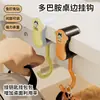 Gancho para mochila para estudiantes, gancho ajustable para el lateral del escritorio, no requiere taladro, gancho para bolsa de escritorio duradero y extraíble