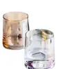 Vaso para Enjuague Bucal Estilo Hotel de Gama Alta para Uso Doméstico Estilo Ins B&B, Vaso de Vidrio Colorido Trapezoidal Resistente al Calor, Vaso de Whisky