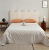 Sábana de cama de algodón puro grueso de color liso simple para otoño e invierno, pieza única, colcha cálida para dormitorio de otoño e invierno, cama individual doble, algodón
