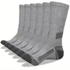 Meias Masculinas Novas da Moda Estilo Esportivo de Basquete Cor Preto e Branco Cinza Versátil Estilo College Estudante Meias Longas