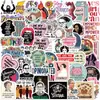 200 peças de adesivos de grafite com tema feminista, um produto popular na Amazon para vendas transfronteiriças, usados para decorar carros, skates e malas