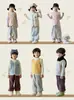 Roupa Infantil Jaqueta Outono e Inverno Novo Estilo Colete Quente para Bebê Classe a Meninos e Meninas Colete Pulôver