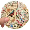 52 Piezas de Papel de Scrapbook Vintage Desgastado Pegatinas de Graffiti para Diarios DIY, Maletas, Cuadernos, Decoraciones de Guitarra, Pegatinas Impermeables