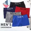 Roupa íntima Masculina de Verão de Alta Elasticidade Cor Lisa Confortável Boxer Cueca Calcinha Meia-calça Calça