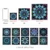 Pegatinas de Pared Autoadhesivas de Hoja Dura Engrosada Transfronterizas para el Hogar Cocina Impermeables y a Prueba de Aceite Decoración de Pared de Sala de Estar Pegatinas de Azulejos de Cristal