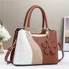 Bolso de Mano con Contraste de Color de Costura Nueva Moda Trendy Transfronterizo Bolso de Mujer Sentido de Alta Gama Bolso de Hombro de Gran Capacidad Bolso Cruzado