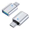 Adaptador Otg Tipo-C a Usb 3.0 Lector de Tarjetas para Teléfono Móvil con Luz, Accesorios Adaptador de Carga para Coche al por Mayor