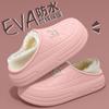 Pantuflas de Algodón Impermeables Otoño e Invierno para Hombre Estilo Nuevo 2025 para Interiores y Exteriores Antideslizantes con Talón de Bolsa Forradas de Lana Calientes Zapatos de Algodón