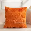 Nova capa de almofada acolchoada de pelúcia bordado de abóbora pequena decoração de feriado de Halloween capa de almofada para sofá atacado de comércio exterior