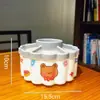 Portalápices Giratorio Multifuncional Gran Capacidad Anime Escritorio Espesado Portalápices Caja de Almacenamiento Portalápices para Estudiantes Creativo y Lindo