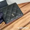 Billetera Corta Plegable a la Mitad con Estampado de Bolas de Piel de Vaca de Primera Capa Xiaoxiangjia con Billetera para Monedas Súper Práctica de Marca Grande Elegante