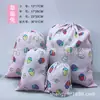 Bolsa de Algodão e Linho Estampada com Cordão, Bolsa de Linho, Itens Diversos, Bolsa para Armazenar Roupas Íntimas, Bolsa de Armazenamento para Viagem, Bolsa de Presente, Portátil