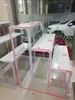 Prateleiras de Chapa de Ferro, Prateleiras Escalonadas para Grãos e Óleos, Suportes para Frutas e Flores, Suportes para Suculentas, Prateleiras de Exposição de Produtos de Bolo de Lua