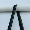 Fita de Zíper Lurex Dourado e Prata 4mm Cordão de Viés Tira de Acabamento para Cortina Almofada de Sofá Têxtil de Casa Tira de Viés Tira de Inserção para Roupa