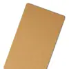 Placa de aluminio-plástico plateada mate 3mm4mm color completo placa de aluminio-plástico resistente a la corrosión monocromática ignífuga de aluminio-plástico