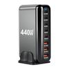 Cargador GaN PD3.1 de 600 W, cargador PD multipuerto de 500 W, cargador de 320 W, adaptador de 440 W