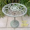 Comercio Exterior Estilo Europeo Hierro Fundido Vintage Base para Maceta Bandeja Exterior Patio Jardín Soporte Elevado Plato para Flores Estante de Almacenamiento