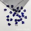 Xingtai Cristal Vidrio Cuentas Sueltas DIY Corazón de Durazno Flor de Ciruelo Pétalo Cortina de Puerta Accesorios de Ropa Agujero Recto Elemento Mariposa