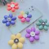 Suporte dobrável transparente camélia suporte flor desktop Pearl suporte do telefone móvel Venda por atacado cartoon Daisy suporte de airbag