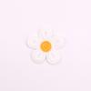 Parche decorativo para ropa con pinza para el cabello transfronteriza, venta al por mayor, color de moda, 6 cm, pegatinas de tela decorativas de punto con flores de cinco hojas