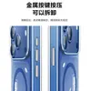 Aplicável em Fronteiras iPhone17Promax Painel Traseiro Transparente Capa de Telefone Magnética Apple 17Pro com Botões de Hardware