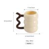 Copo de Cerâmica Criativo, Xícara de Café Personalizada para Mulheres, Copo Pneu Ins de Alto Valor, Caneca Doméstica, Caixa de Presente para Lembrancinhas