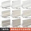 Perfil de Aluminio con Ranura en Forma de U sin Tirador para Gabinete de Cocina, Manija Empotrada para Puerta de Gabinete Inferior en Forma de L, Agujero de Ventilación