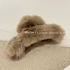 Novo Presilha de Garra de Coelho para Outono e Inverno Versátil Elegante Presilha Cruzada Simples de Tubarão Grampo para Parte de Trás da Cabeça Presilha de Cabelo