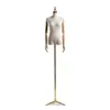 Tienda de ropa accesorios para maniquíes mujeres escaparate plataforma de medio cuerpo perchero de ropa muñeco falso maniquí de vestido de novia expositor