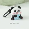 Llavero de Panda de Dibujos Animados Colgante Personalizado para Niños Regalo Encanto Linda para Mochila de Estudiante Llavero para Niñas Venta al por Mayor