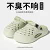 Nuevos Zuecos Deportivos Casuales para Hombre Verano 2026, Ultra-Cómodos para Exteriores, Huecos, Transpirables, Antideslizantes, con Suela Suave, Zapatos de Playa