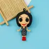 Llavero creativo transfronterizo nuevo colgante pequeño madre fantasma susto de medianoche muñeca grande de PVC pequeños regalos mayoreo