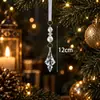 Adornos de Carámbano Acrílico Navideño Decoraciones para Árbol de Navidad Colgantes Gota de Agua Acrílica Alta Transparencia Adornos Colgantes Decorativos