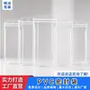 Bolsa de Almacenamiento Transparente Visible Sellada de PVC para Utensilios de Cocina con Agujero Bolsa de Empaque Personalizada con LOGOTIPO Fabricante Venta al por Mayor