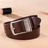 Fabricante Popular Transfronterizo Nuevo Cinturón para Hombre con Hebilla Giratoria Venta al por Mayor Casual Versátil Cinturón con Hebilla de Pin Moda Estilo Coreano Cinturón para Pantalones